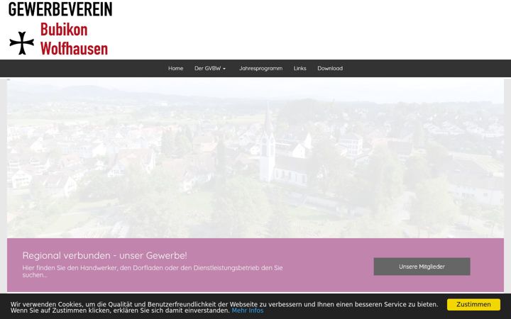 Screenshot of gewerbe-bubikon.ch