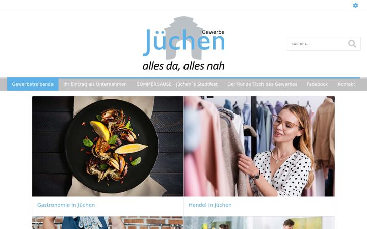 Screenshot of gewerbe-juechen.de