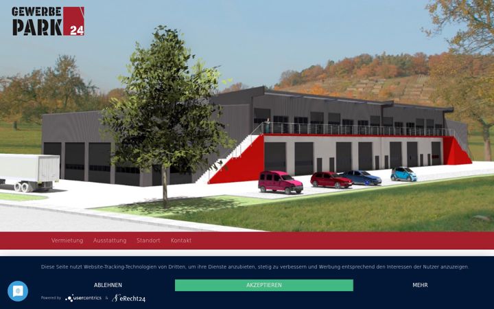 Screenshot of gewerbe-park.net