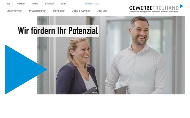 Screenshot ta' gewerbe-treuhand.ch