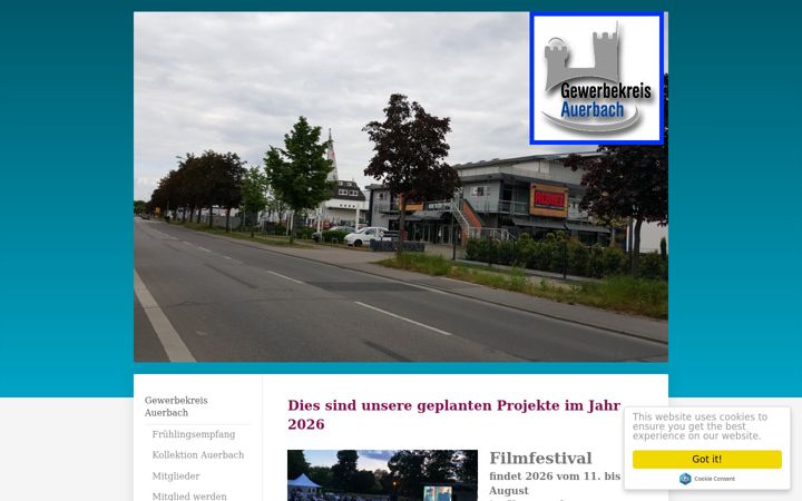 Screenshot of gewerbekreis-auerbach.de