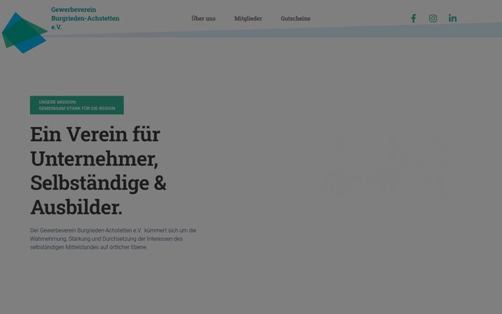 Screenshot of gewerbeverein-burgrieden-achstetten.de