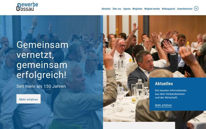 Screenshot of gewerbeverein-gossau.ch