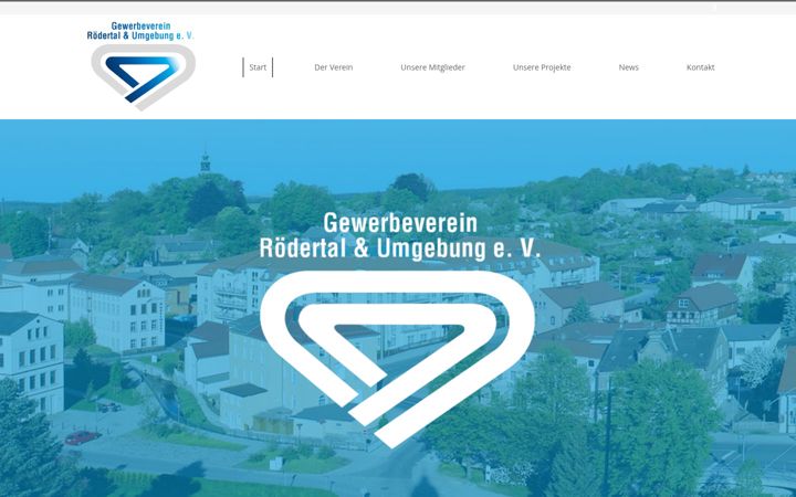 Screenshot of gewerbeverein.biz