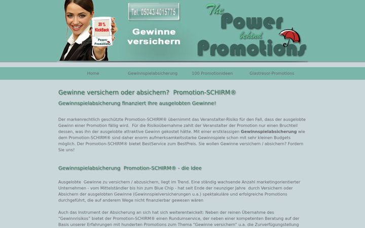 Screenshot of gewinneversichern.de