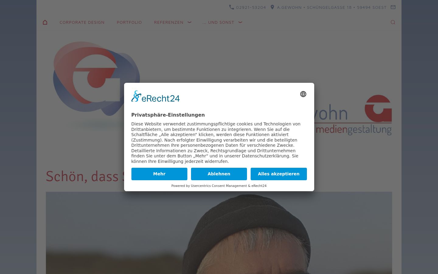 Zrzut ekranu banera zgody wyświetlanego przed jakąkolwiek interakcją