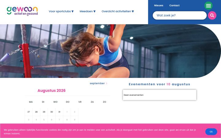 Screenshot of gewoonactiefengezond.nl