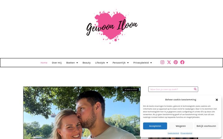 Screenshot of gewooniloon.com