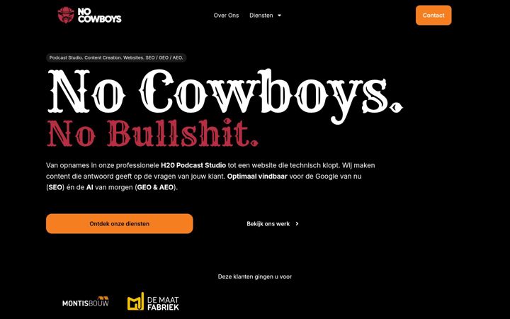 Screenshot of gewoonmedia.nl