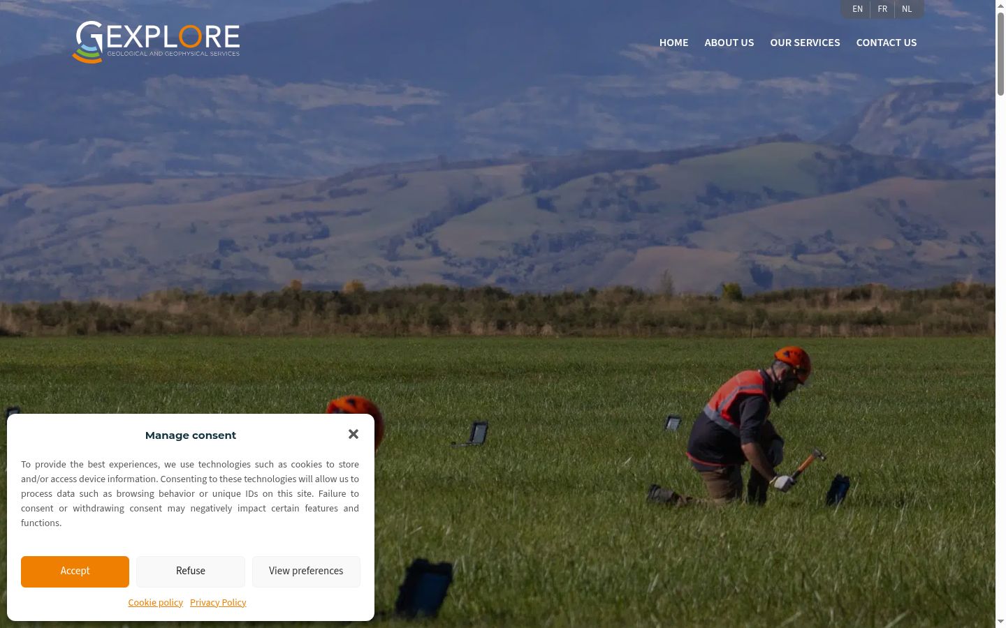 Sutikimo reklamjuostės, rodytos prieš bet kokią sąveiką, ekrano kopija