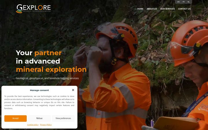 Screenshot of gexplore.com