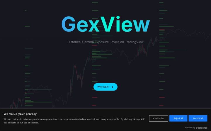 Screenshot of gexview.com