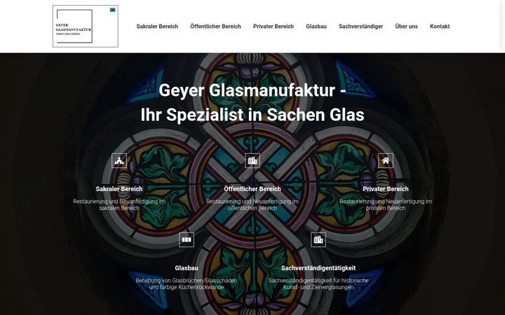 Screenshot of geyer-glasmanufaktur.at