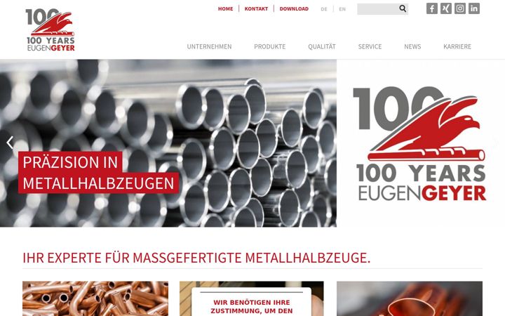 Screenshot of geyer-gmbh.de