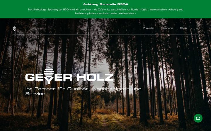 Screenshot of geyer-holz.de