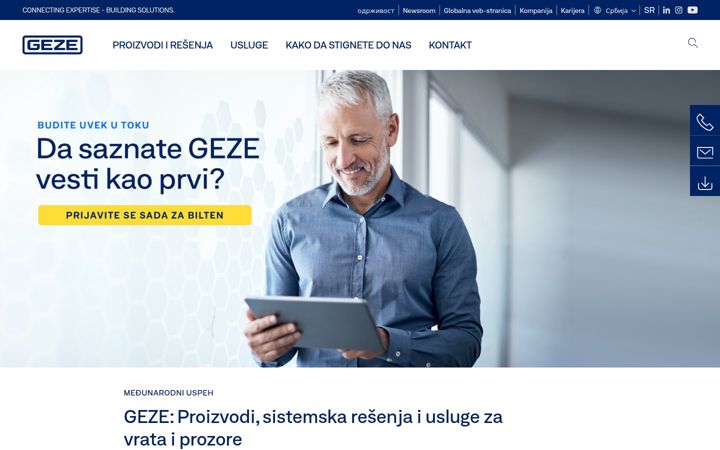 Screenshot of geze.rs