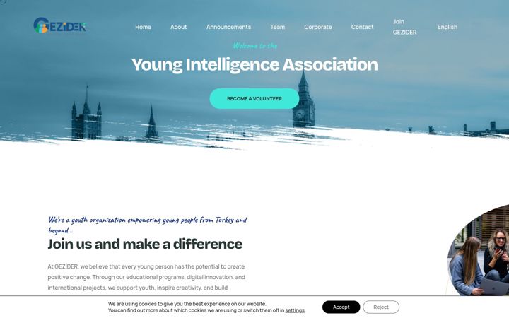 Screenshot of gezider.org
