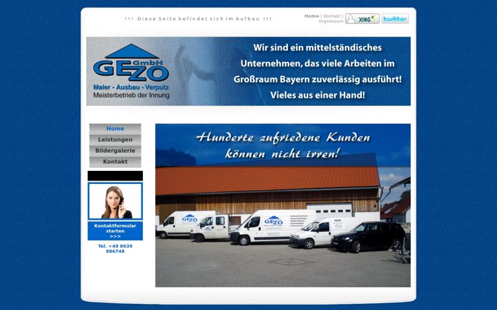 Screenshot of gezo-gmbh.de