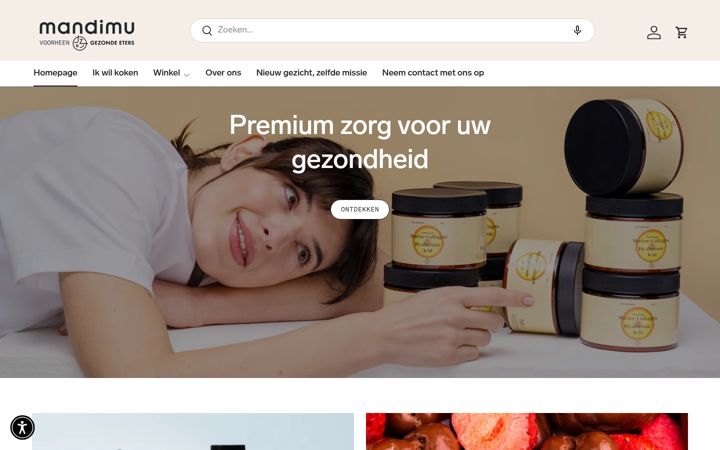 Screenshot of gezondeeters.nl