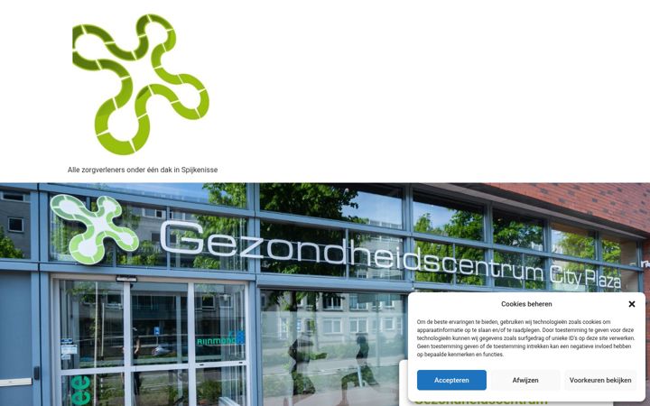 Screenshot of gezondheidscentrumcityplaza.nl