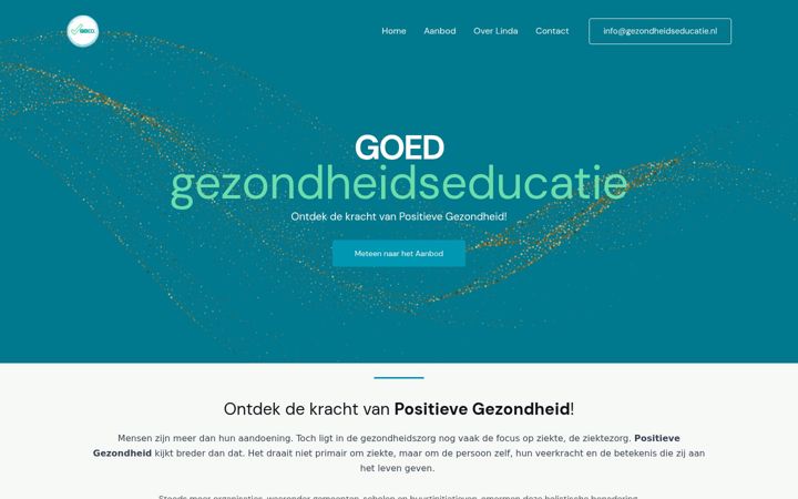 Screenshot of gezondheidseducatie.nl