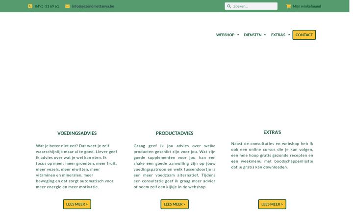Screenshot of gezondmettanya.be