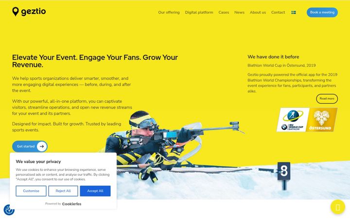 Screenshot of gezt.io
