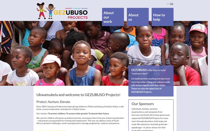 Screenshot of gezubuso.de