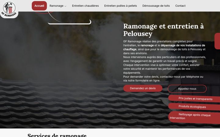 Screenshot of gf-ramonage.fr