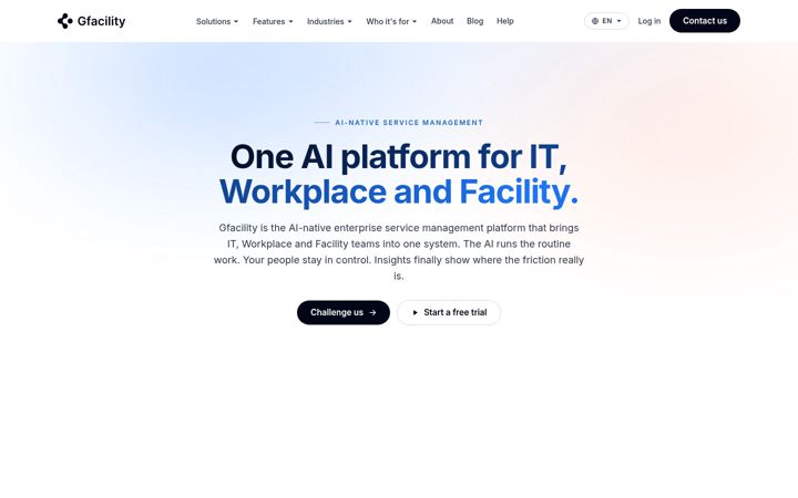 Screenshot of gfacility.com
