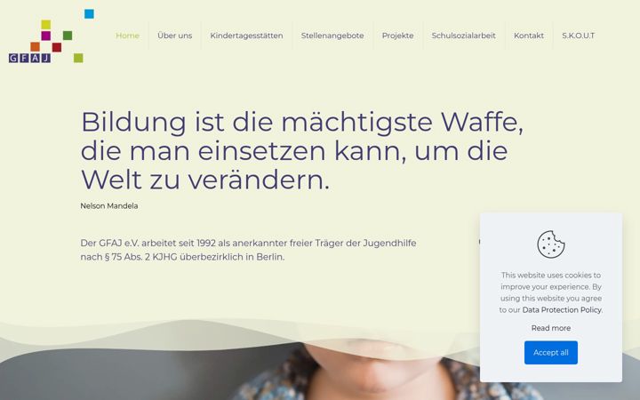 Screenshot of gfajev.de
