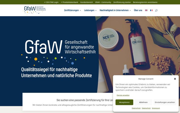 Screenshot of gfaw.eu