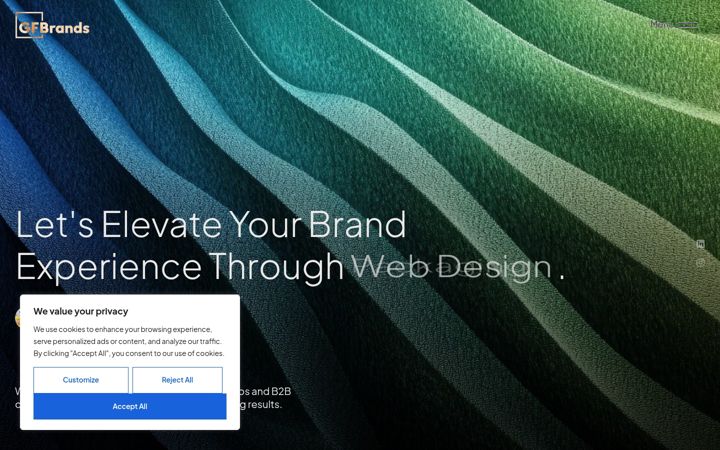 Screenshot of gfbrands.co.uk