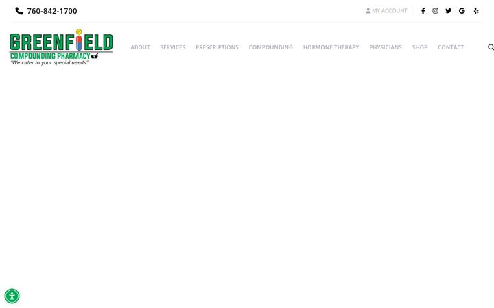 Screenshot of gfcpharmacy.com