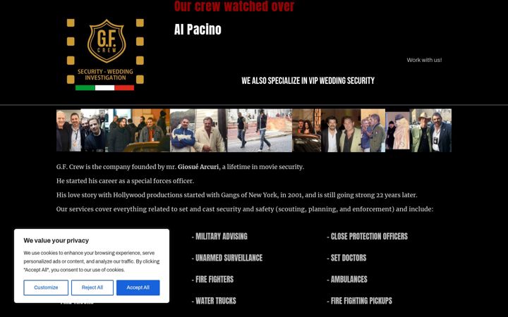 Screenshot of gfcrew.it