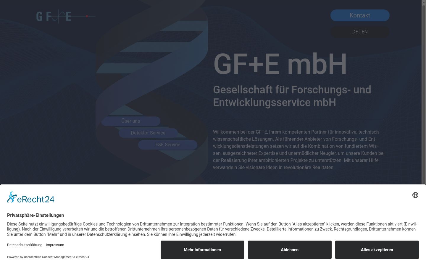Screenshot van de toestemmingsbanner zoals getoond vóór enige interactie