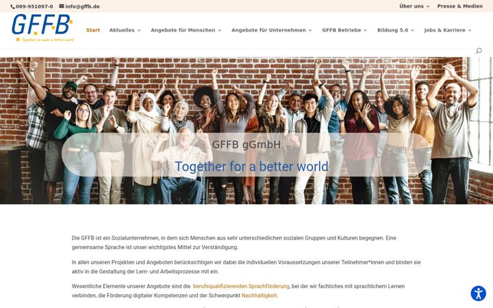 Screenshot of gffb.de
