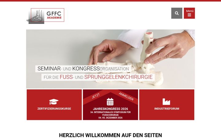Screenshot of gffc-akademie.de