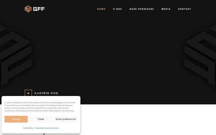 Screenshot of gffgroup.cz