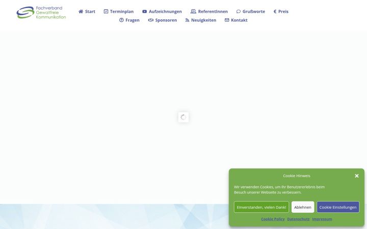 Screenshot of gfk-fachtagung.org
