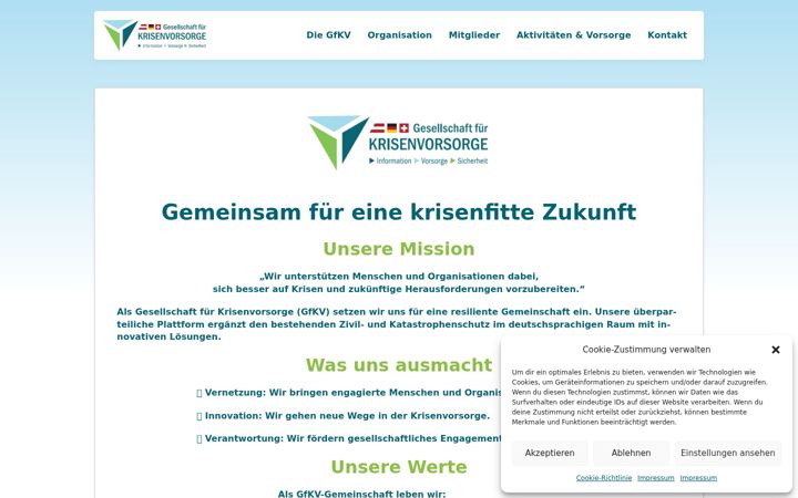 Screenshot of gfkv.org