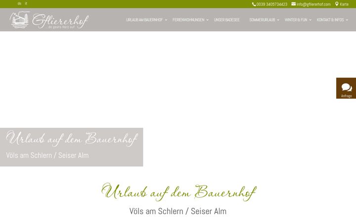 Screenshot of gfliererhof.com