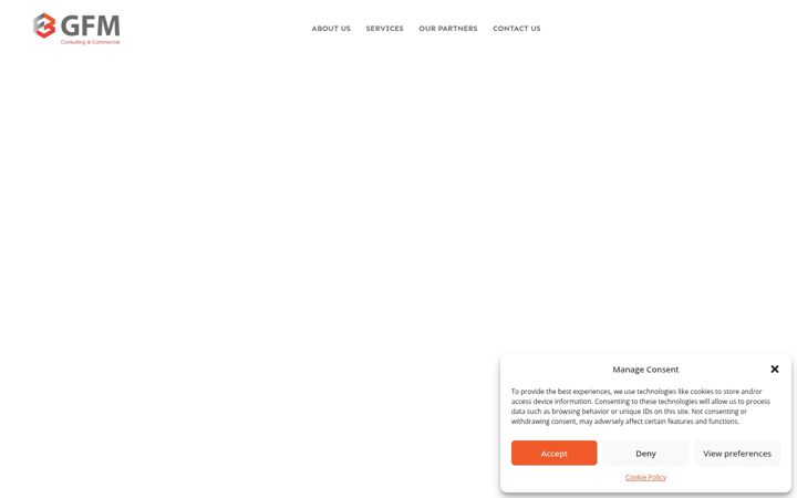 Screenshot of gfm.gr