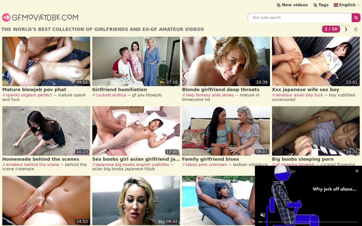 Screenshot of gfmovietube.com