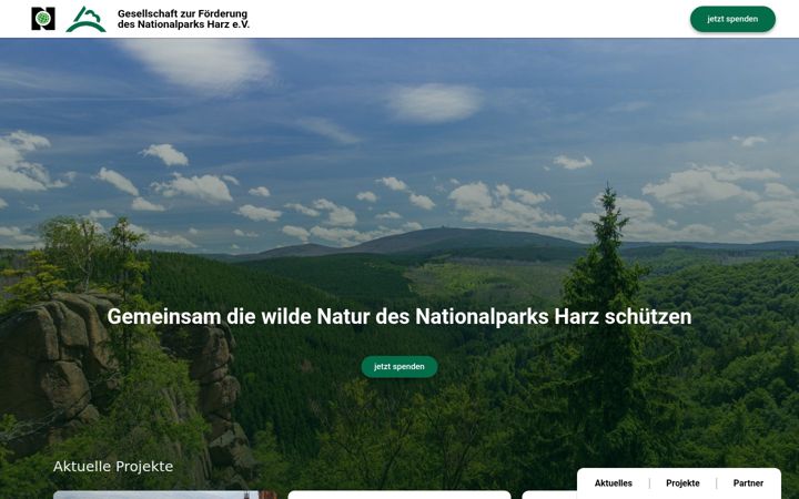 Screenshot of gfn-harz.de
