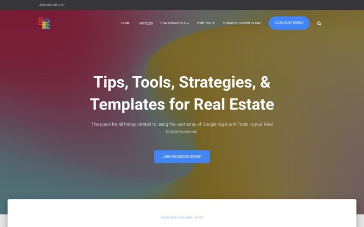 Screenshot of gforre.com