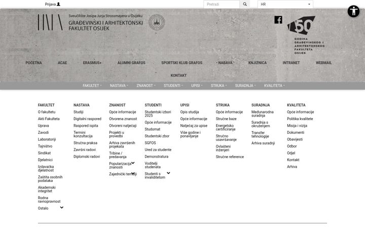 Screenshot von gfos.hr