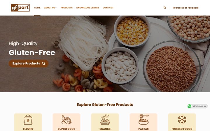 Screenshot of gfport.com