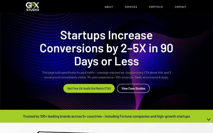 Screenshot of gfxstudio.in