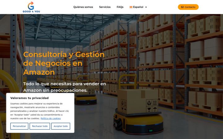 Screenshot of gfyconsultancy.com
